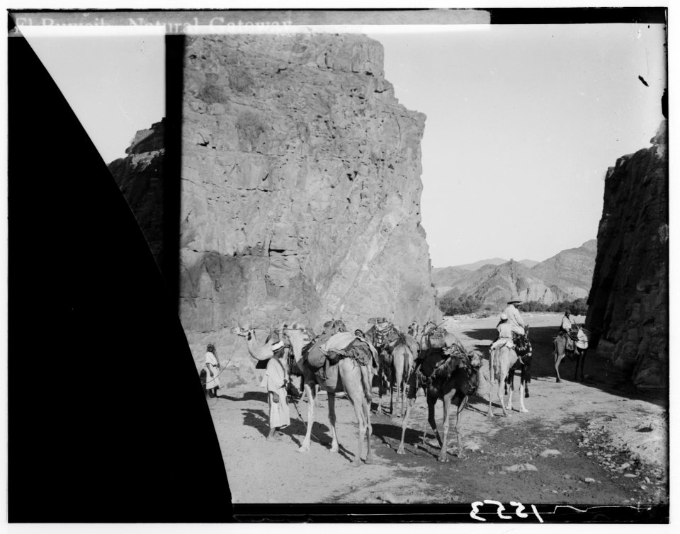 To Sinai via the desert. El-Buweib; natural gateway LOC matpc.00149