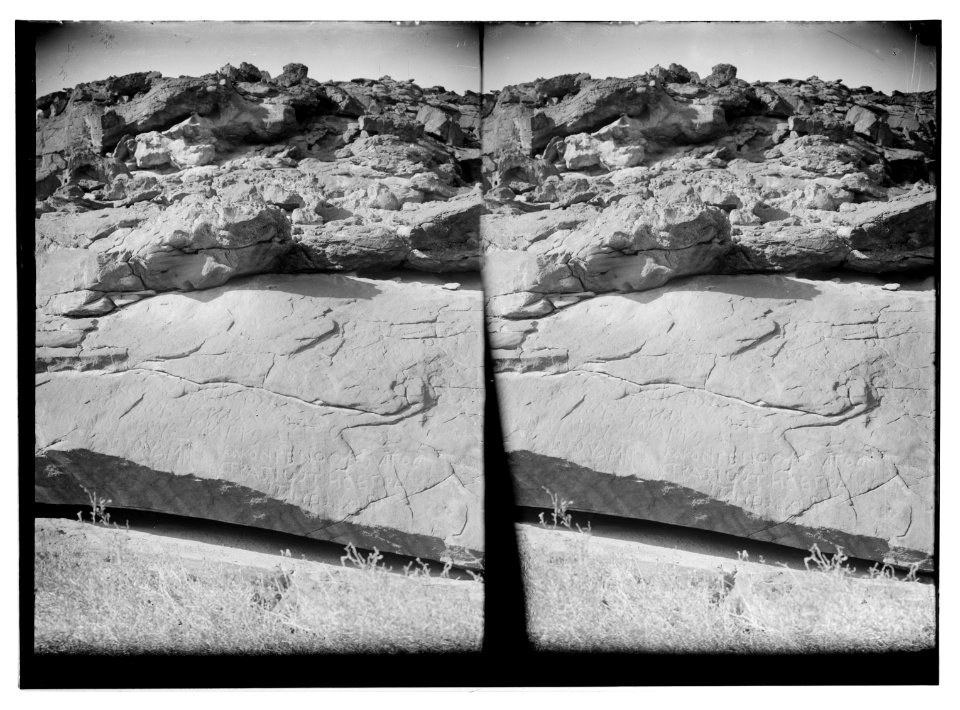To Sinai via the desert. Greek inscriptions in Wady Mokattab. LOC matpc.01962