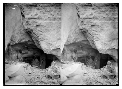 To Sinai via the desert. Turquoise mines at Maghara. LOC matpc.01957