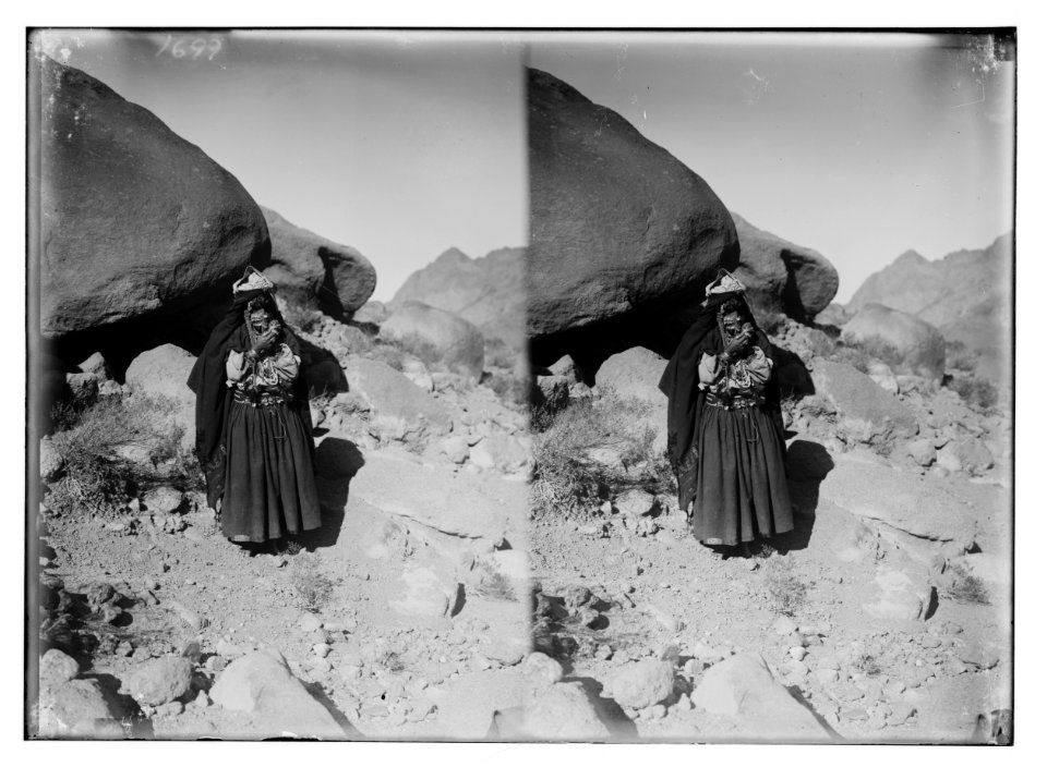 To Sinai via the Red Sea, Tor, and Wady Hebran. Bedouin women. LOC matpc.02102