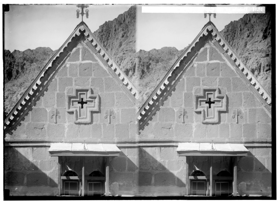 To Sinai via the Red Sea, Tor, and Wady Hebran. Details of the Church of the Transfiguration (Monastery of St. Catherine). LOC matpc.02037