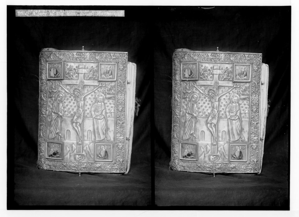 To Sinai via the Red Sea, Tor, and Wady Hebran. Cover of the most prized manuscript (Monastery of Saint Catherine). LOC matpc.02053