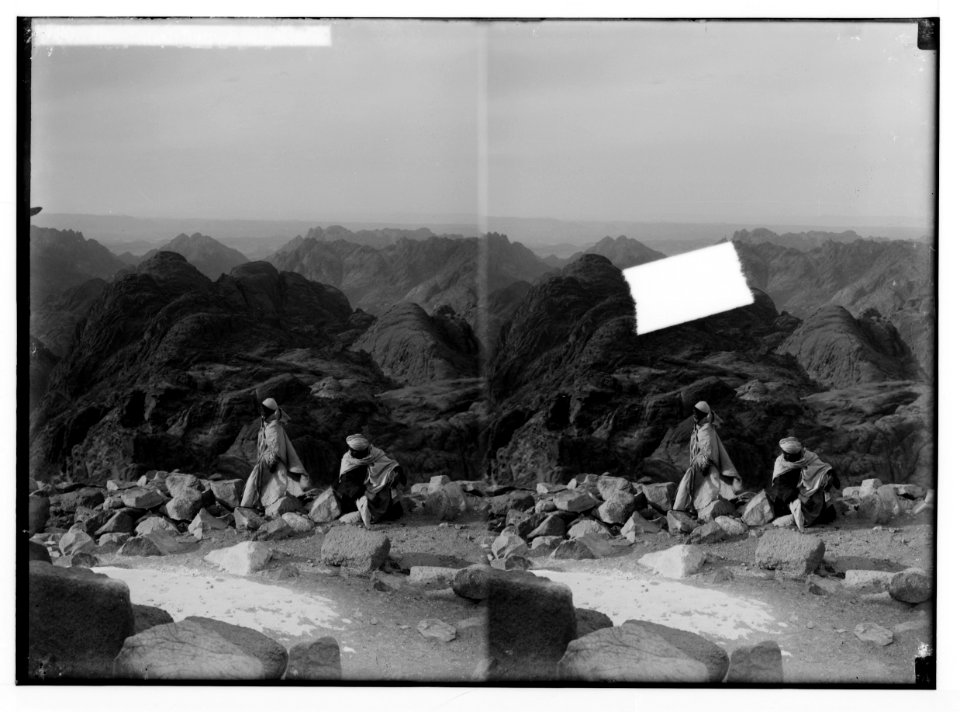 To Sinai via the Red Sea, Tor, and Wady Hebran. Ras Safsaf from Jebel Mousa. LOC matpc.02083