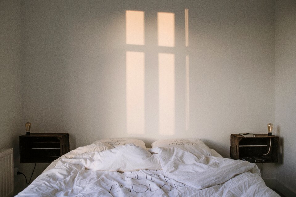 Blanket reflection sunlight