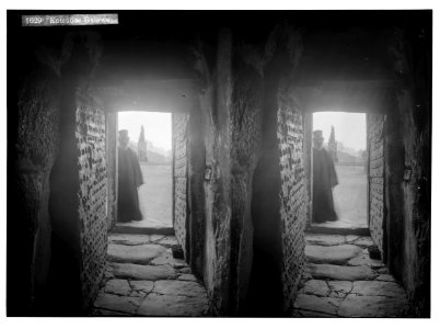 To Sinai via the Red Sea, Tor, and Wady Hebran. Entrance gateway (Monastery of St. Catherine). LOC matpc.02032