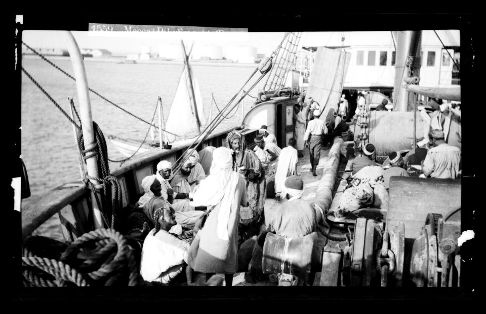 To Sinai via the Red Sea, Tor, and Wady Hebran. Mecca pilgrims on deck LOC matpc.22039