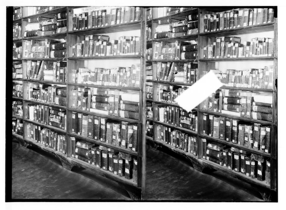 To Sinai via the Red Sea, Tor, and Wady Hebran. The famous library (Monastery of St. Catherine). LOC matpc.02052
