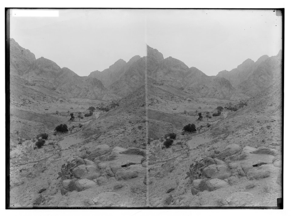 To Sinai via the Red Sea, Tor, and Wady Hebran. Wady Tl'aa. LOC matpc.02090