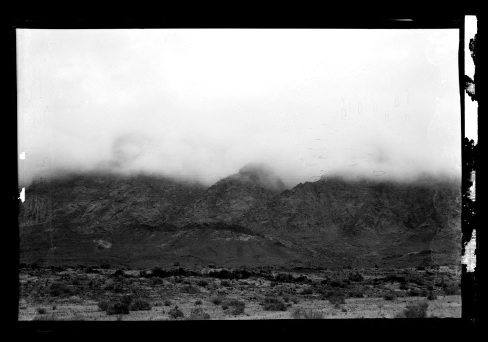 To Sinai via the Red Sea, Tor, and Wady Hebran. Sinai mountains 'in smoke', mist LOC matpc.22050