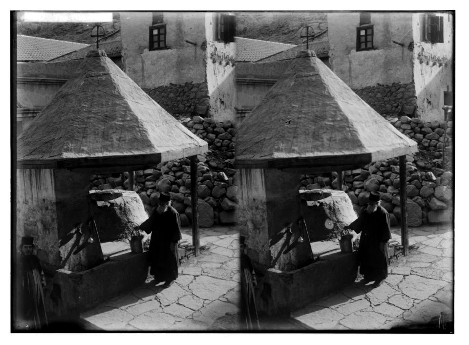 To Sinai via the Red Sea, Tor, and Wady Hebran. The old well (Monastery of St. Catherine). LOC matpc.02050