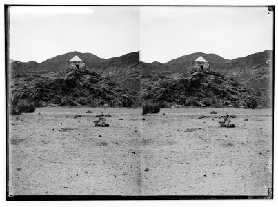 To Sinai via the Red Sea, Tor, and Wady Hebran. Wily (i.e., weli) of Sheikh Abou Talib. LOC matpc.02001