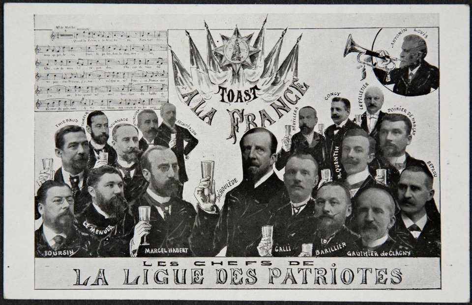 Toast à la France. Les chefs de la Ligue des Patriotes