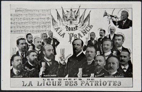 Toast à la France. Les chefs de la Ligue des Patriotes photo