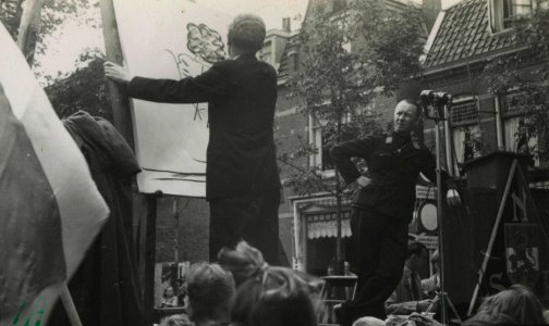 Toespraak Duijn - Fotodienst der NSB - NIOD - 211819