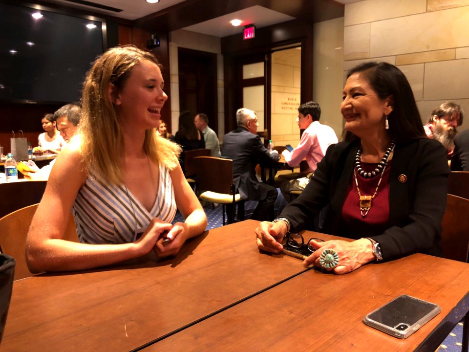 Toby Utterback and Deb Haaland 01