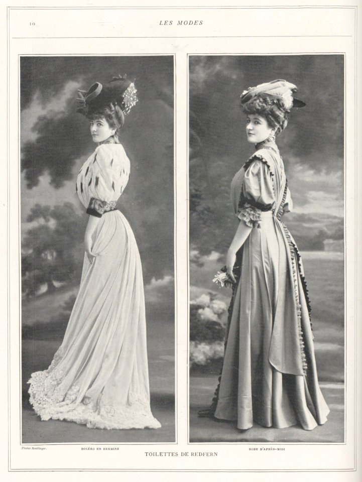 Toilettes par Redfern 1906