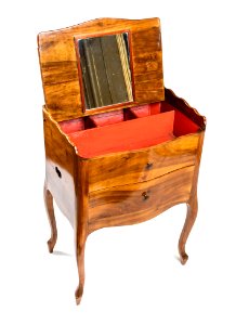 Toilettbord från Schweiz, 1700-talets mitt - Hallwylska museet - 109801