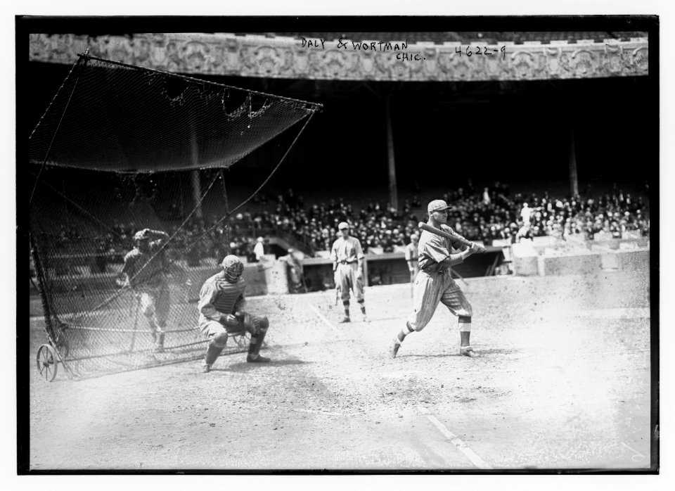 Tom D. Daly & Les Mann, Chicago NL (baseball) LCCN2014707210