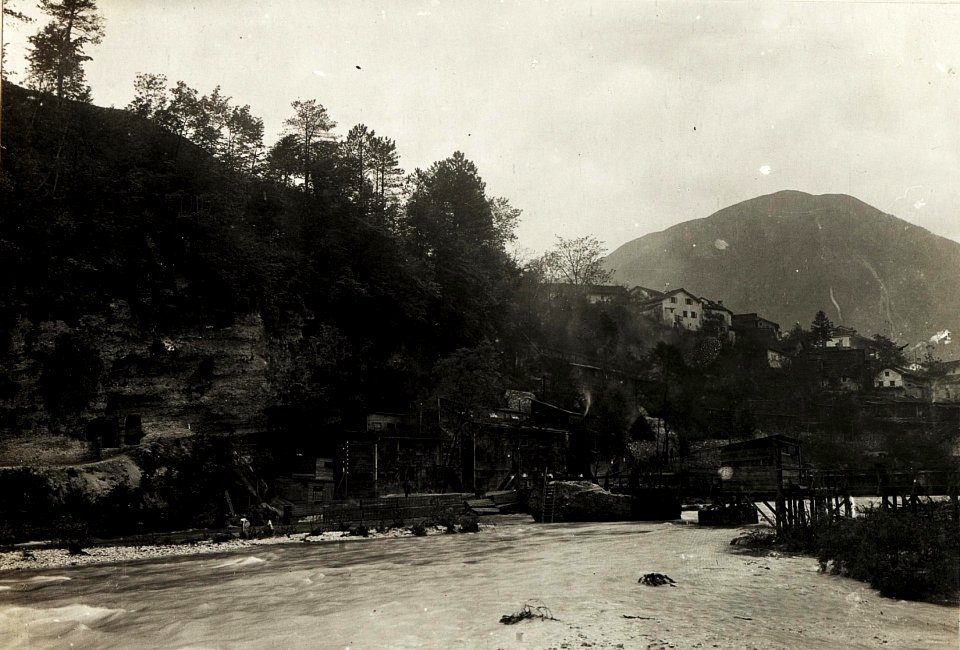 Tolmein, Unterkünfte des Gruppenkommandos, 7.5.1916. (BildID 15594663)