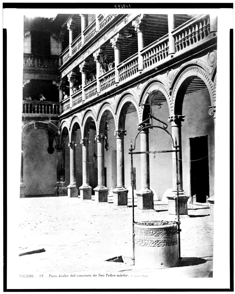 Toledo. Pozo árabe del convento de San Pedro mártir - J. Laurent. Madrid. LCCN94511846