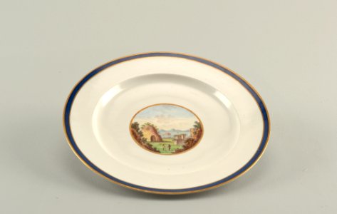 Tomba de Virgilio (Virgil's Tomb) Plate, ca. 1800–20 (CH 18350007)