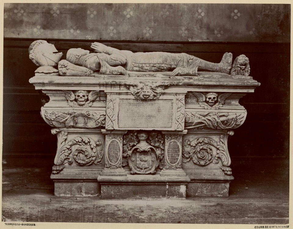 Tombeau de Montaigne (Alphonse Terpereau, 1886)