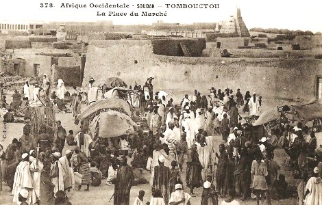 Tombouctou-La Place du Marché (AOF)