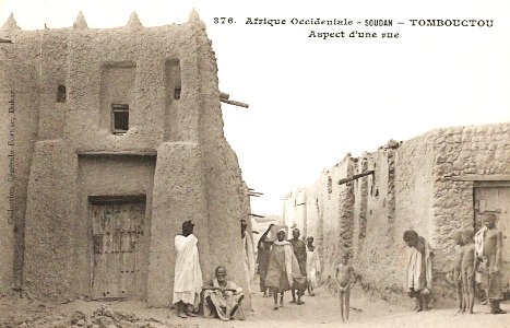Tombouctou-Aspect d'une rue (AOF)