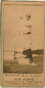Tommy McCarthy, St. Louis Browns, baseball card portrait LCCN2008675149