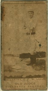Tommy McCarthy, St. Louis Browns, baseball card portrait LCCN2008675148