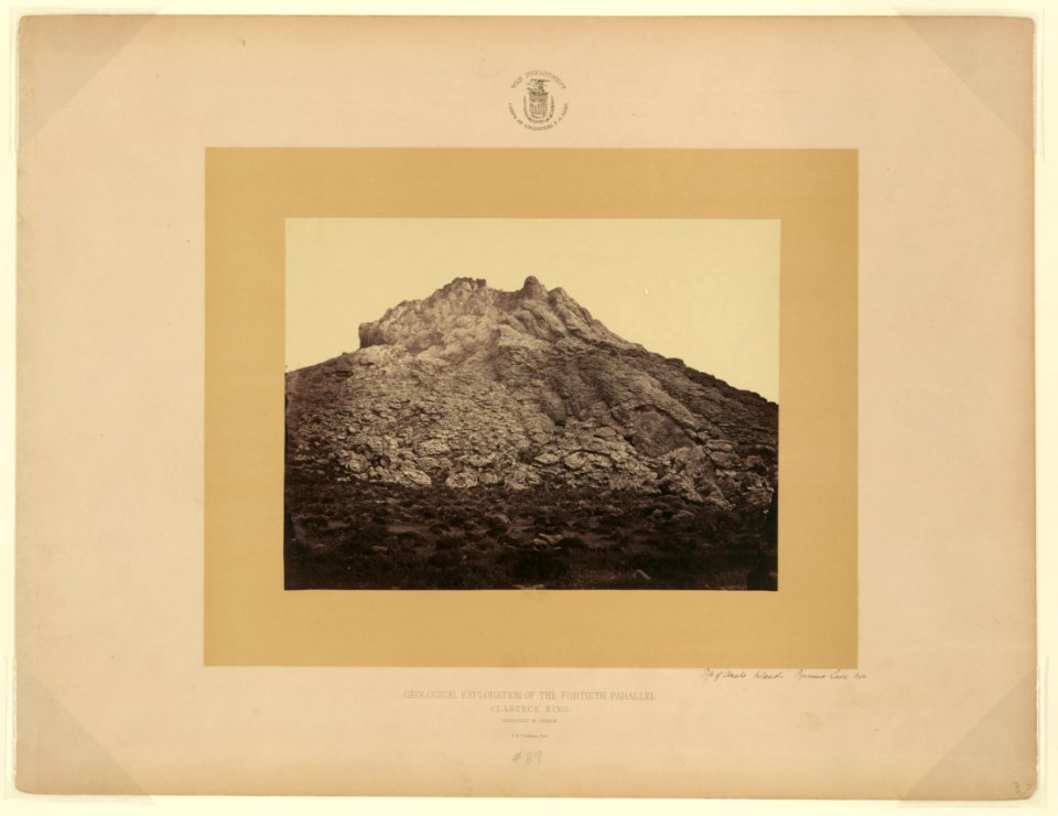 Top of Anaho Island Pyramid Lake, Nev. - T. H. O'Sullivan, phot. LCCN2006685014