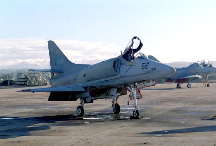 TopGun A-4F Skyhawk at NAS Miramar 1984