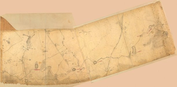 Topographical map, 1st Brigade, defenses north of Potomac, Washington, D.C. (EAST)
