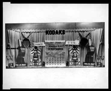 Toothbrush display in store window of the Hurst Pharmacy Co., Cleveland, Ohio LCCN2003689096 photo