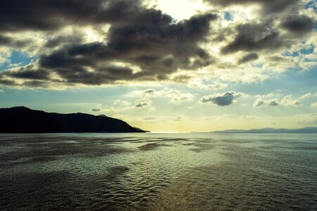 Clouds shadows overcast