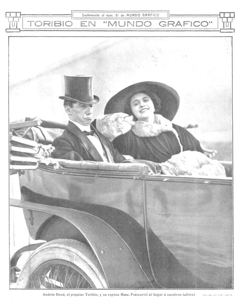 Toribio en Mundo Gráfico, de Campúa, Mundo Gráfico, 16 de octubre de 1912
