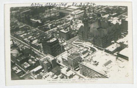 Toronto from the Air (HS85-10-35814) original photo