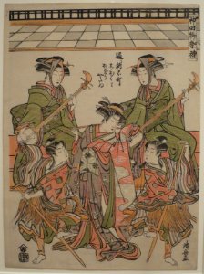 A Float Representing the Dance 'Shiokumi' by Torii Kiyonaga