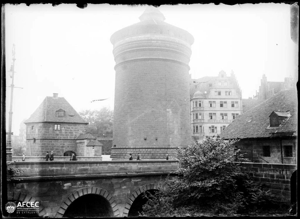 Torre de l'antiga muralla de la ciutat de Nuremberg
