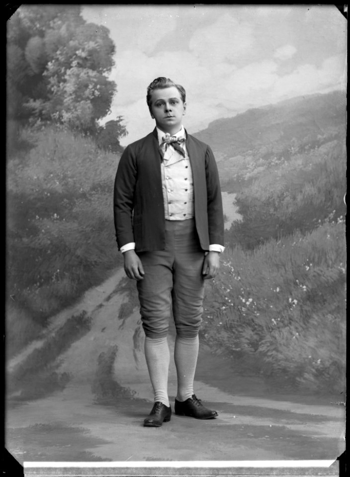 Torsten Lennartsson in Värmlänningarna at Kungliga Operan 1910 - SMV - NL018