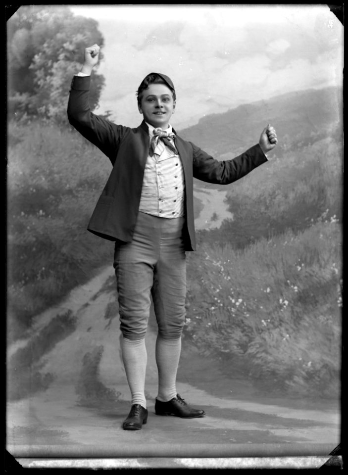 Torsten Lennartsson in Värmlänningarna at Kungliga Operan 1910 - SMV - GL051
