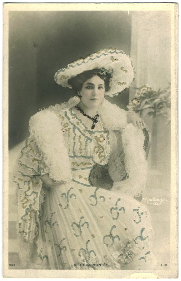 TOSCA MONTÉS, La SIP. 939. Photo Reutlinger