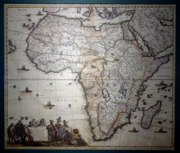 Totius Africae Accuratissima Tabula, by Frederick de Wit, Amsterdam, 1680 - Maps of Africa - Robert C. Williams Paper Museum - DSC00596 photo