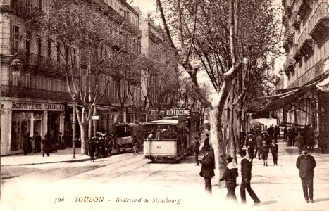 Toulon Bd de Strasbourg tramway 1910