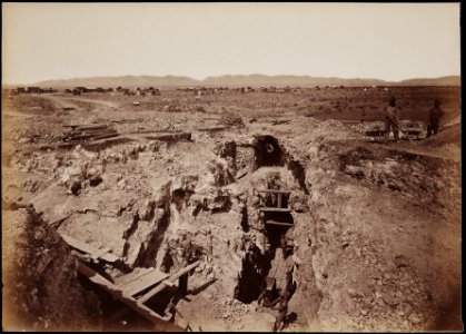 Tough Nut Mine Tombstone Arizona by Carleton E Watkins
