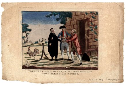 Touchez la messieurs je sçavois bién que vous seriez des notres LCCN2004676890