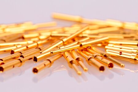Gilded galvanized evaporated