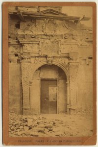 Toulouse. Porte de l'ancien Consistoire. - FRAC31555 1Fi933