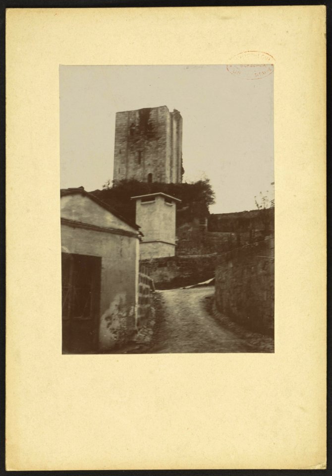 Tour du Château du Roi de Saint-Emilion - J-A Brutails - Université Bordeaux Montaigne - 0818