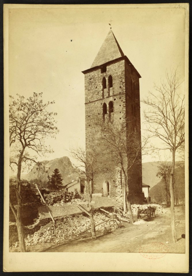 Tour Saint-Michel de Tarascon-sur-Arriège - J-A Brutails - Université Bordeaux Montaigne - 1804